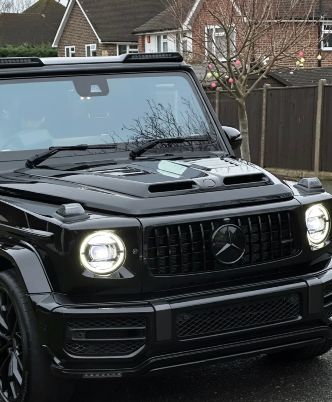 Mercedes G-Wagon AMG exterior detail - ceramic coating Croydon